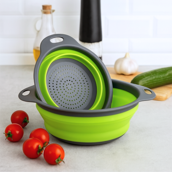 Producto - Colador de silicona Plegable Chico