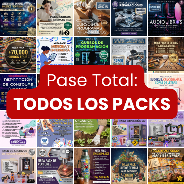 Producto - Pase Total: Todos los packs (Del 1 al 69)