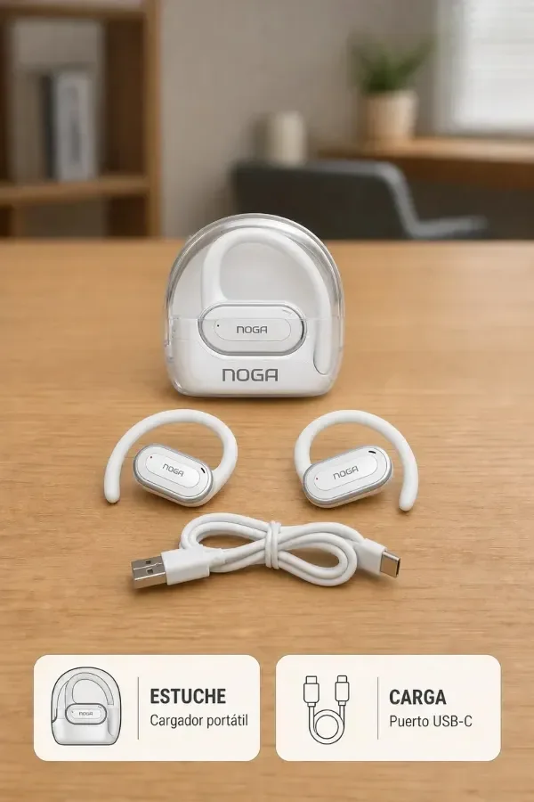 Producto - Auriculares Bluetooth Inalambricos In Ear Deportivo Btwins53 Blanco - 1