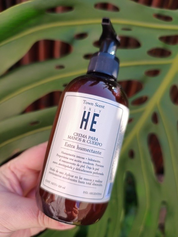 Producto - Crema para manos y cuerpo He