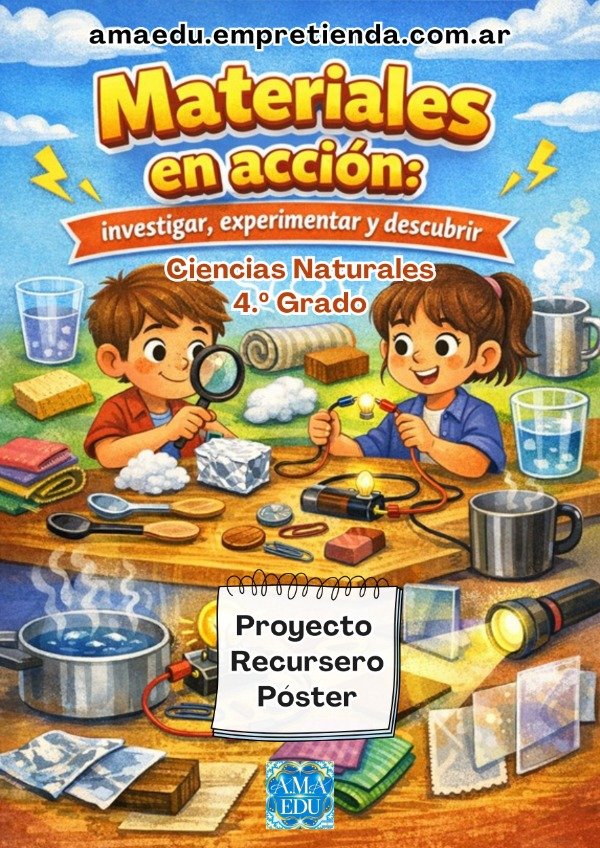 Producto - MATERIALES EN ACCIÓN (Proyecto Bimestral de Ciencias Cuarto Grado)