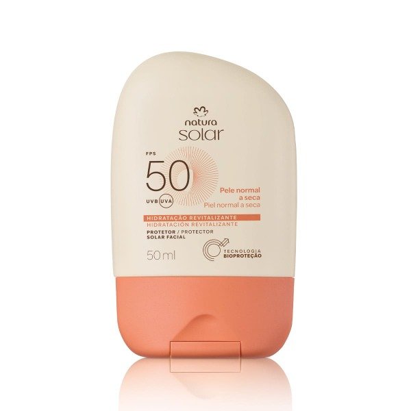 Producto - Protector solar facial loción FPS 50 - 50 ml - Natura solar