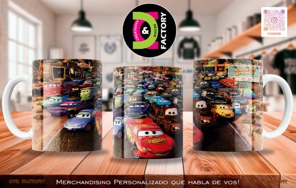 Producto - Taza Cars - TZ-RT-BL-11OZ-507-MV-ANM-CARS
