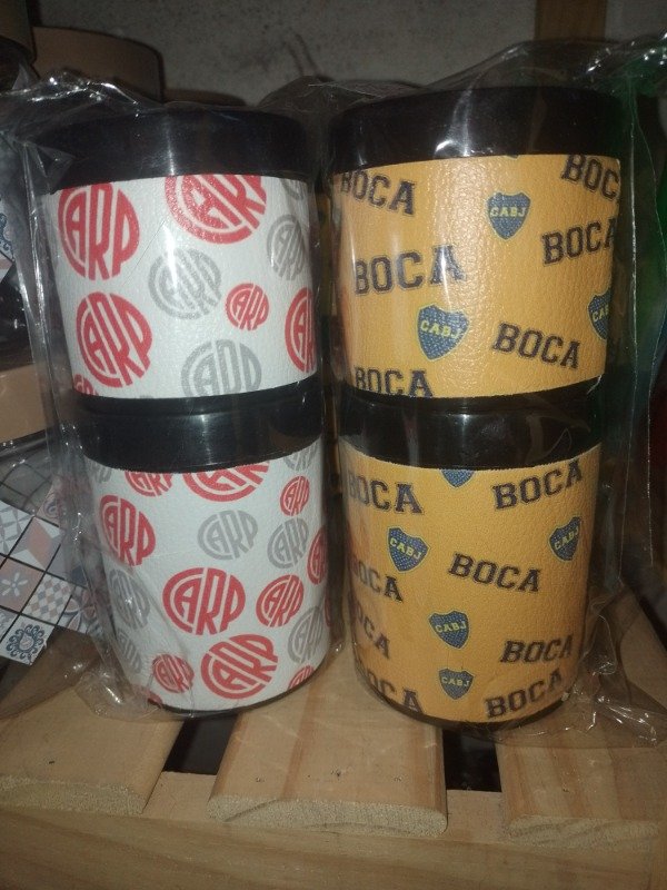 Producto - Latas plásticas BOCA/RIVER