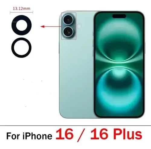 Producto - VIDRIO REPUESTO CAMARA TRASERA IPHONE 16/16 PLUS