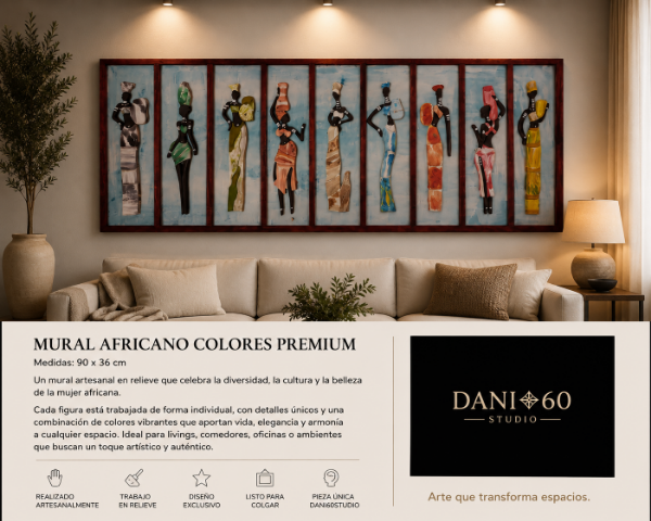 Producto - Mural Africano Colores Premium