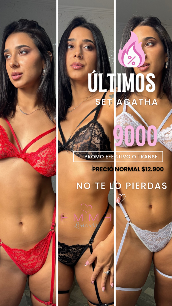 Producto - Set AGATHA con liguero OFERTA LIMITADA 9000 EF