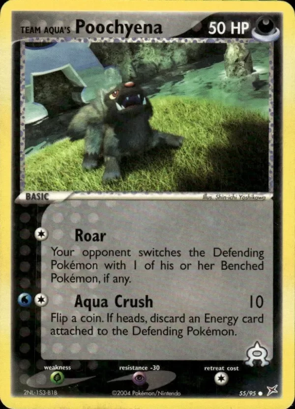Producto - Team Aqua's Poochyena Common EX Team Magma vs Team Aqua 55/95