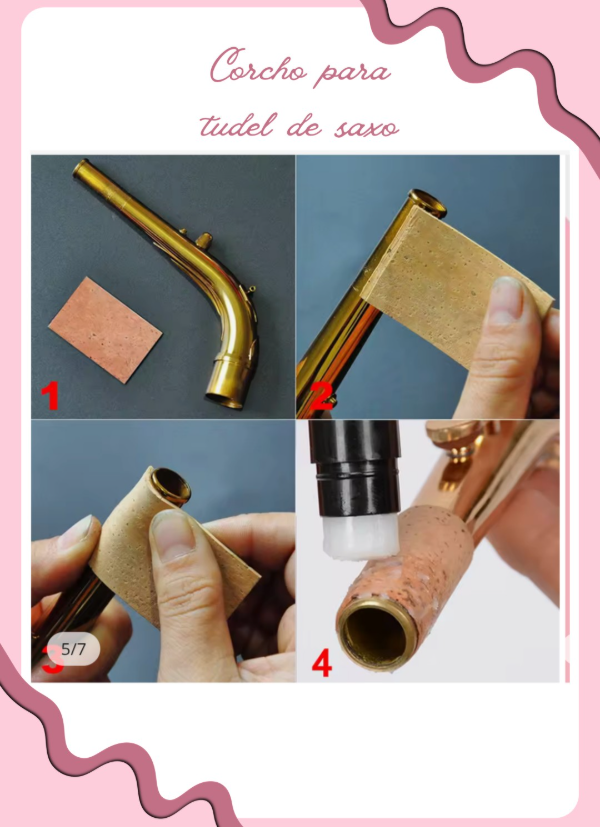 Producto - 5 corchos para tudel de saxo