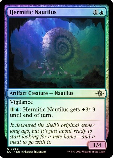 Producto - Hermitic Nautilus Foil  Lost Caverns of Ixalan