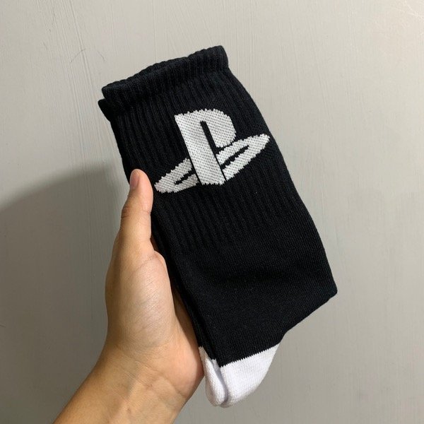 Producto - Media caña PlayStation negra logo