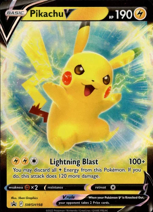 Producto - Pikachu V - SWSH198 - Sword and Shield Promo