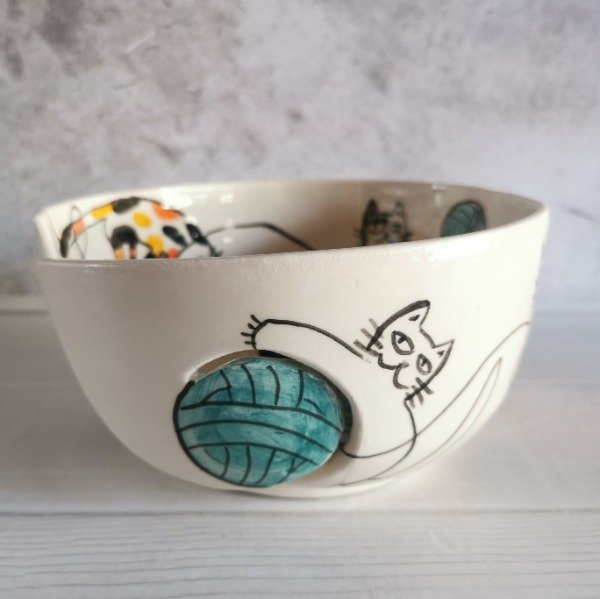 Producto - Cuenco Lanero 12 gatos