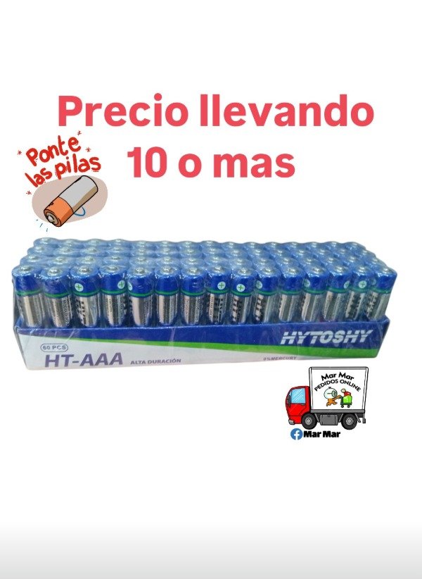 Producto - Pilas AAA (cantidad)