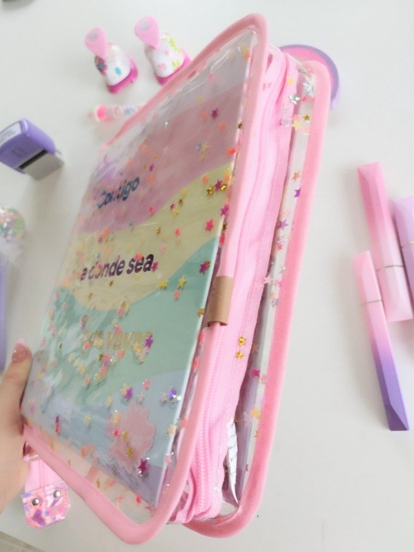 Producto - Funda TEA cristal estrellitas CARPETA N3