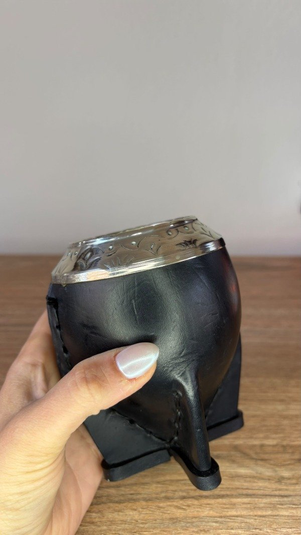 Producto - Mate torpedo clásico con virola de alpaca - 2