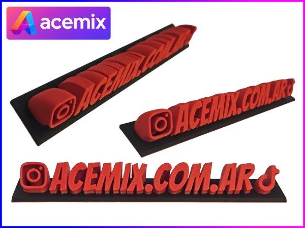 Producto - Carteles personalizados 3D