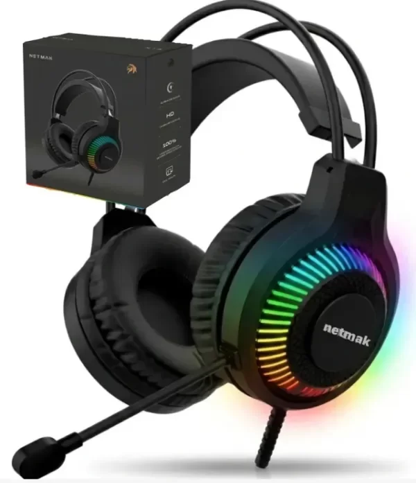 Producto - Auricular GAMER NETMAK RGB NM-N18 - 1