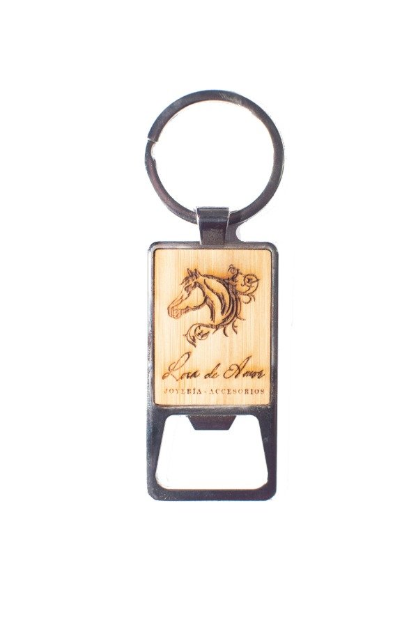 Producto - Llavero  personalizado bambú metal