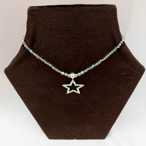 Producto - Collar perlas cristal dije