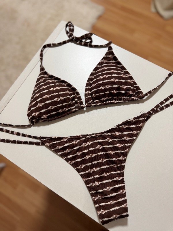 Producto - Bikini promo chocolate rayada