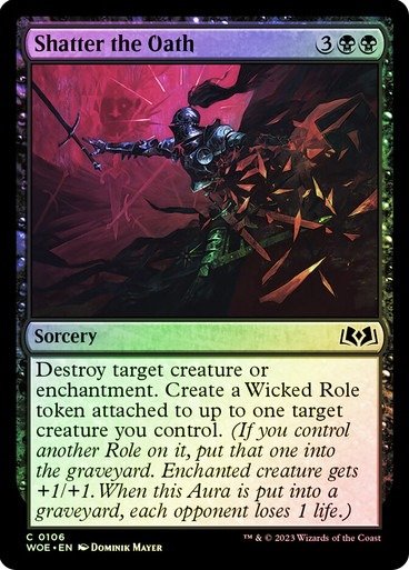 Producto - Shatter the Oath Foil  Wilds of Eldraine