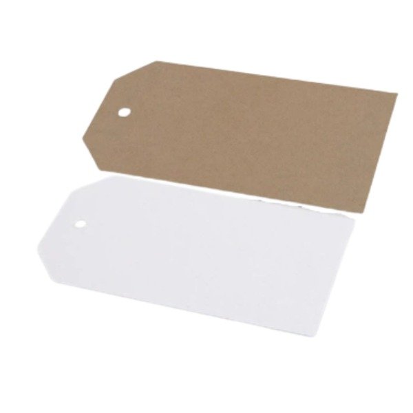 Producto - Tags Blancos y Kraft lisos