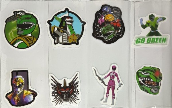 Producto - Pack Stickers / Power Rangers Lote N5 5 cm - 0