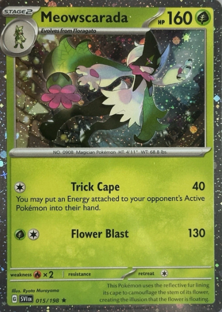 Producto - Meowscarada - 015/198 - Scarlet and Violet - Holo Cosmos Promo