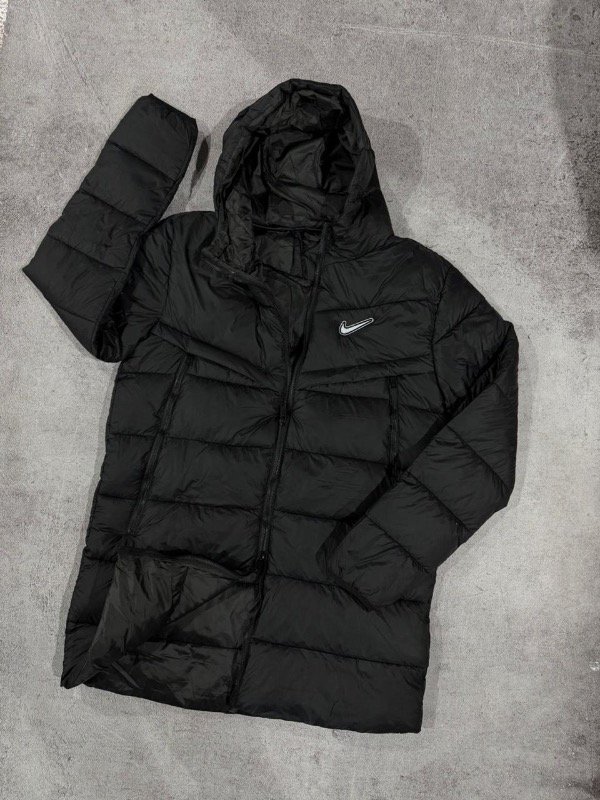 Producto - Camperon Nike negro Liso cierres largos