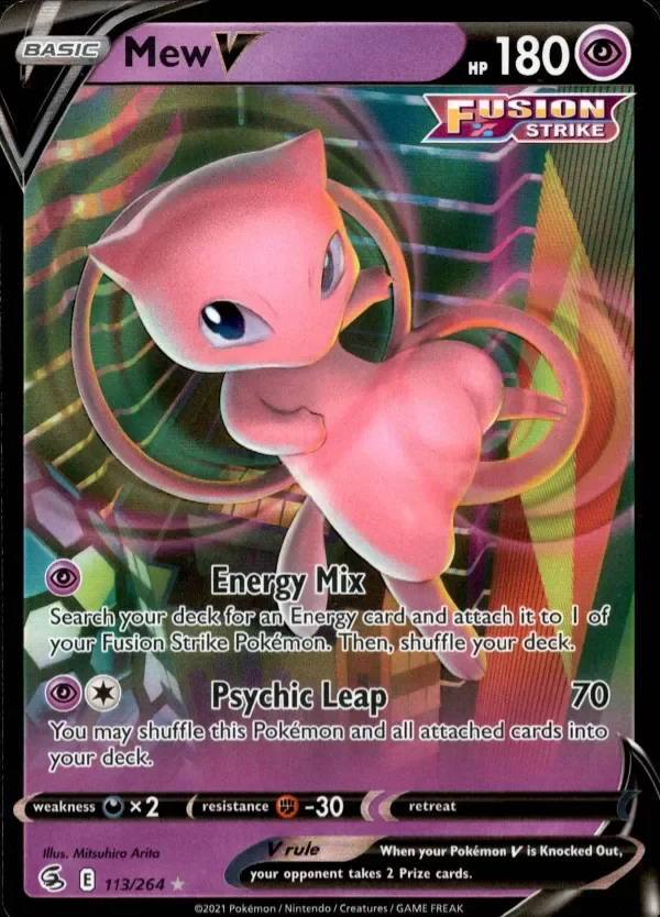 Producto - Mew V - 113/264 - Fusion Strike - Holo