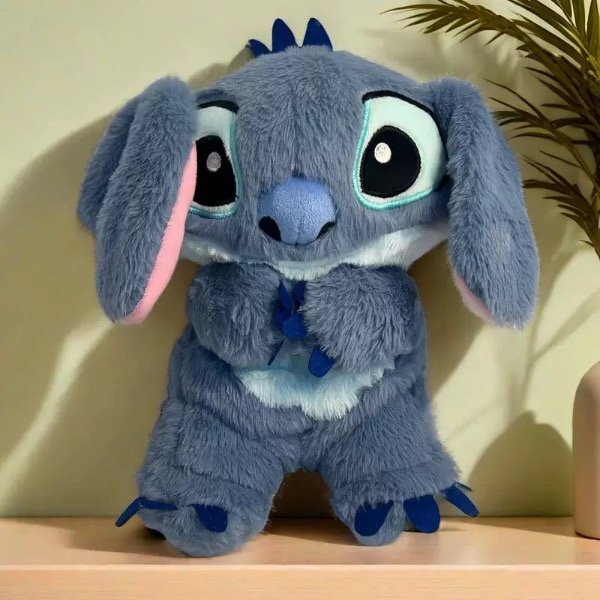 Producto - Peluche Stitch de apego respira, luz y sonido (azul)