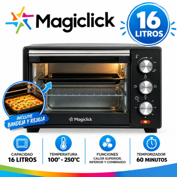 Producto - HORNO ELECTRICO MAGICLCIK 16 LTS
