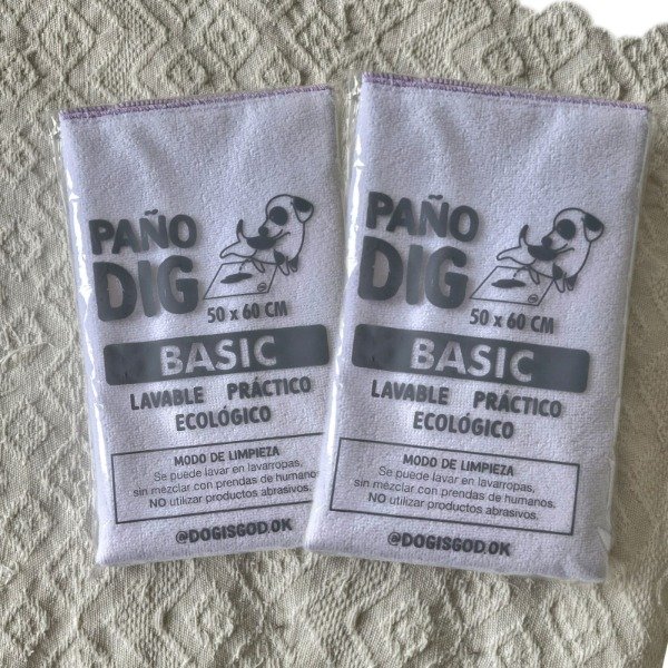 Producto - PAÑO DiG BASIC 50x60cm ( PACK X2 )