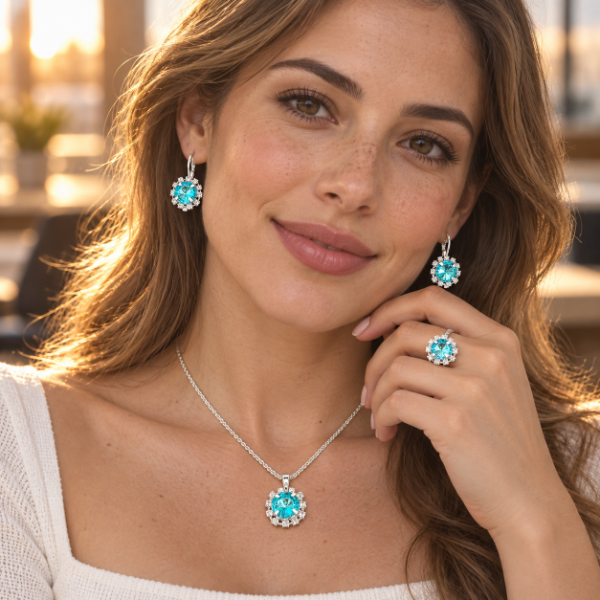 Producto - Conjunto Elegancia Celeste - 0
