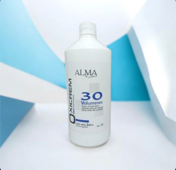 Producto - oxicrem agua oxigenada en crema alma de 30 vol x 1 lt