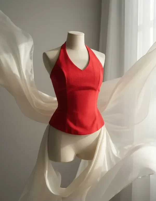 Producto - Corset de organza de organza de fiesta - 0