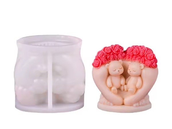 Producto - Molde ositos en corazon