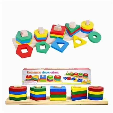 Producto - Juego de encastre de madera horizontal
