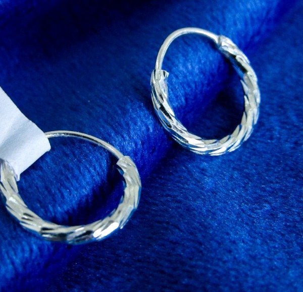 Producto - Aros Argollas Torzadas 12MM