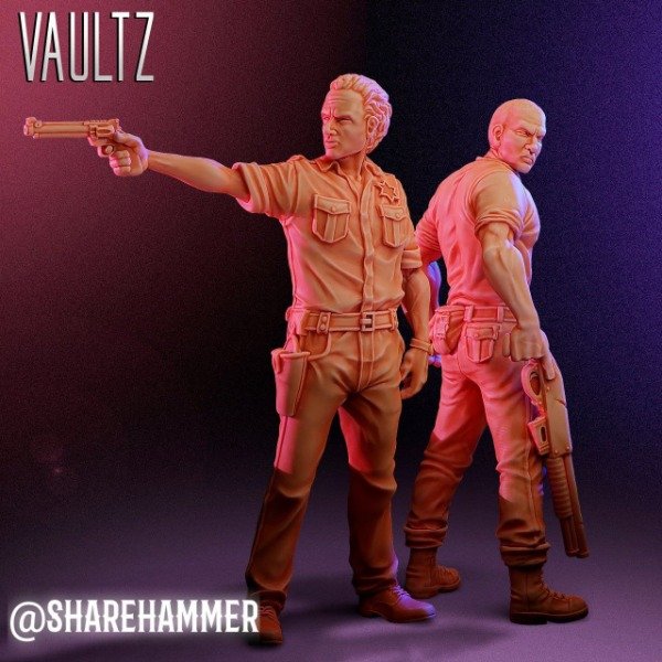 Producto - Rick y Shane c/u - The Walking Dead