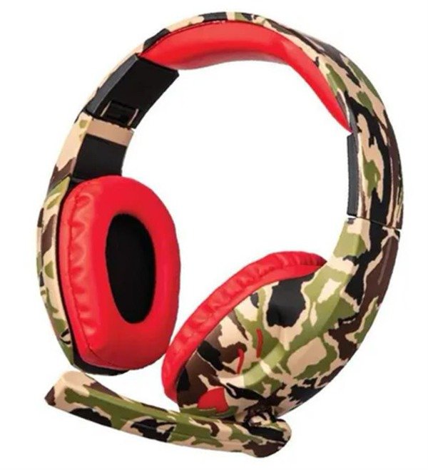Producto - Auriculares Gamer Pc Micrófono Camuflado Netmak Nm-counter-r