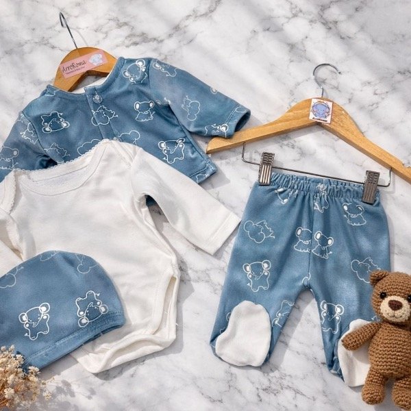 Producto - CONJUNTO PLUSH AZUL