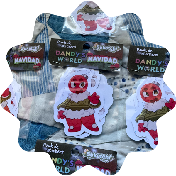 Producto - Pack de Stickers - Dandy's World (navidad)