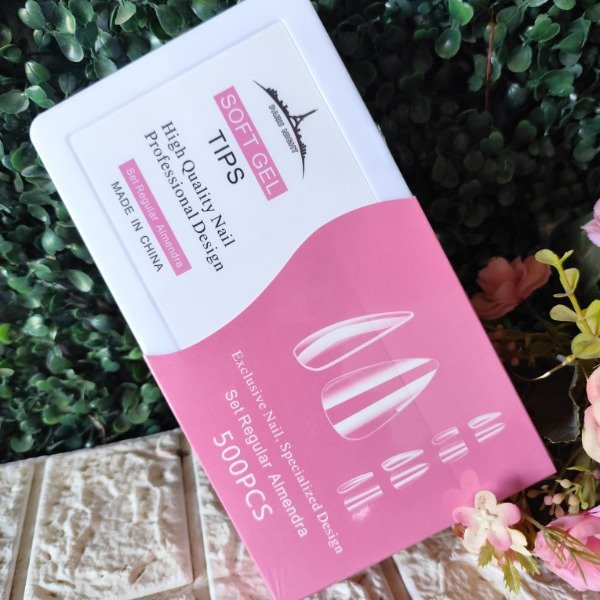 Producto - TIPS DE UÑAS X500 ALMENDRAS - PARÍS NIGHT (TP-ALM-21)