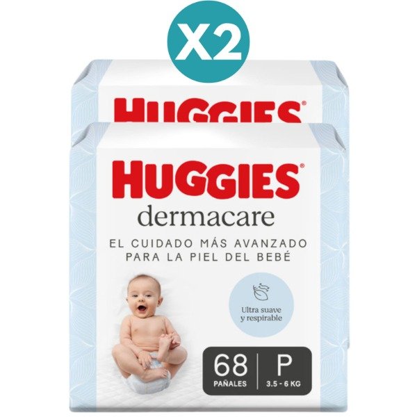 Producto - Huggies Dermacare x 2 paquetes