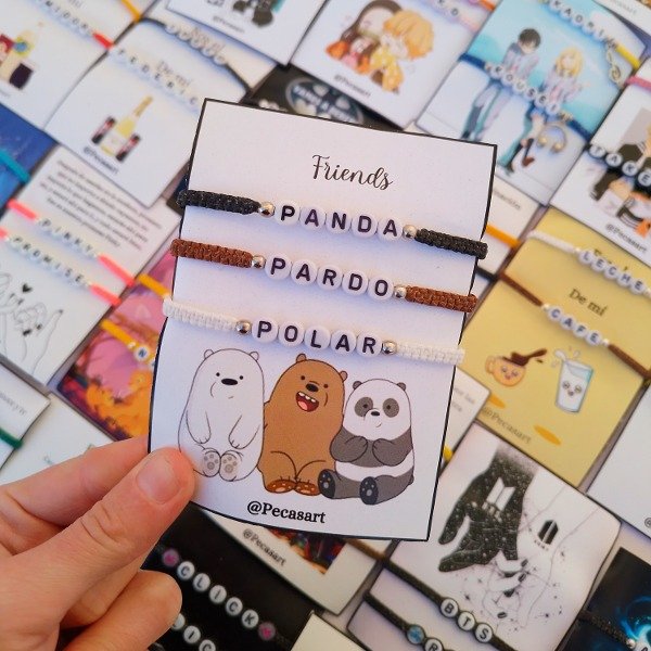 Producto - Pulseras compartidas "Osos Escandalosos"