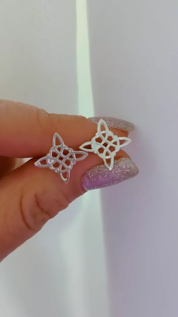 Producto - Aros tuerquita Nudo de bruja