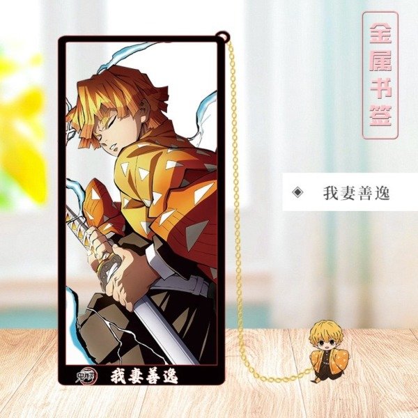 Producto - Señalador Metalico Demon Slayer Zenitsu