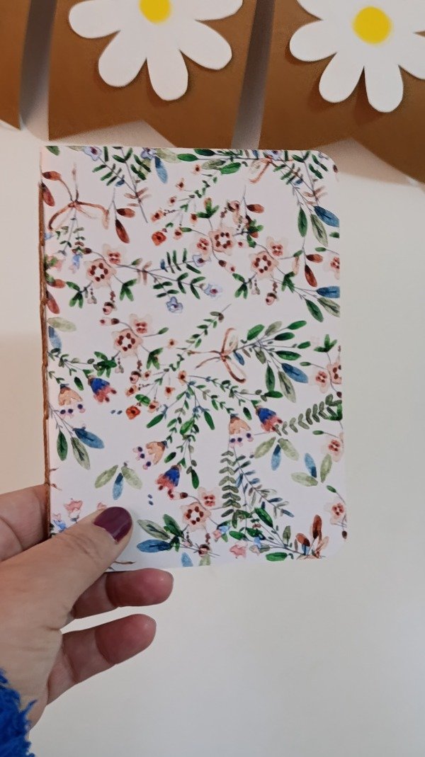 Producto - Libreta artesanal Flores silvestres - 0